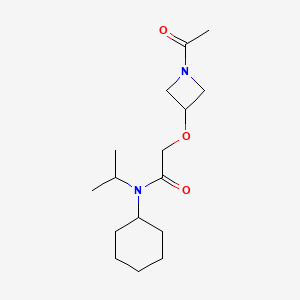 2-(1-acetylazetidin-3-yl)oxy-N-cyclohexyl-N-propan-2-ylacetamide