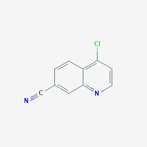 molecular formula C10H5ClN2 B069782 4-Chloroquinoline-7-carbonitrile CAS No. 181950-55-0