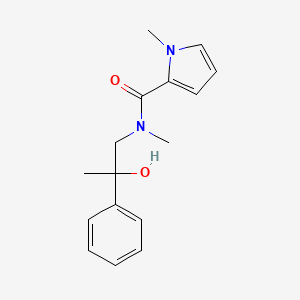 N-(2-hydroxy-2-phenylpropyl)-N,1-dimethylpyrrole-2-carboxamide