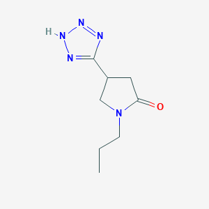 1-propyl-4-(2H-tetrazol-5-yl)pyrrolidin-2-one