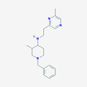 1-benzyl-3-methyl-N-[2-(6-methylpyrazin-2-yl)ethyl]piperidin-4-amine