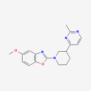 5-Methoxy-2-[3-(2-methylpyrimidin-4-yl)piperidin-1-yl]-1,3-benzoxazole