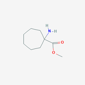molecular formula C9H17NO2 B069785 1-氨基环庚烷甲酸甲酯 CAS No. 183429-63-2