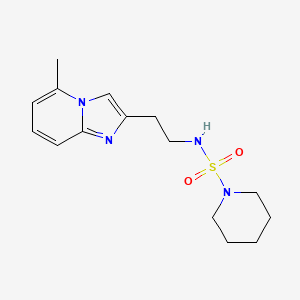 N-[2-(5-methylimidazo[1,2-a]pyridin-2-yl)ethyl]piperidine-1-sulfonamide