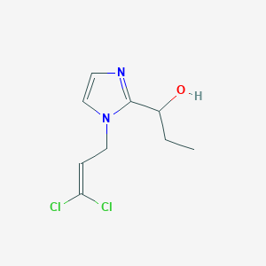 1-[1-(3,3-Dichloroprop-2-enyl)imidazol-2-yl]propan-1-ol