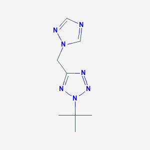 2-Tert-butyl-5-(1,2,4-triazol-1-ylmethyl)tetrazole