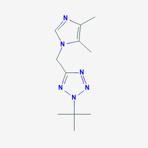 2-Tert-butyl-5-[(4,5-dimethylimidazol-1-yl)methyl]tetrazole