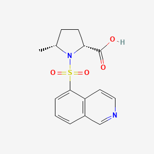 (2R,5R)-1-isoquinolin-5-ylsulfonyl-5-methylpyrrolidine-2-carboxylic acid