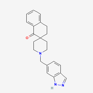 1'-(1H-indazol-6-ylmethyl)spiro[3,4-dihydronaphthalene-2,4'-piperidine]-1-one