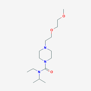 N-ethyl-4-[2-(2-methoxyethoxy)ethyl]-N-propan-2-ylpiperazine-1-carboxamide