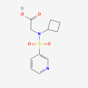 2-[Cyclobutyl(pyridin-3-ylsulfonyl)amino]acetic acid