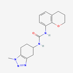 1-(3,4-dihydro-2H-chromen-8-yl)-3-(1-methyl-4,5,6,7-tetrahydrobenzotriazol-5-yl)urea