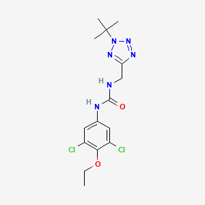 1-[(2-Tert-butyltetrazol-5-yl)methyl]-3-(3,5-dichloro-4-ethoxyphenyl)urea