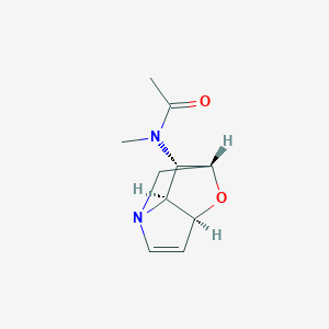 Loline, 5,6-dehydro-N-acetyl-