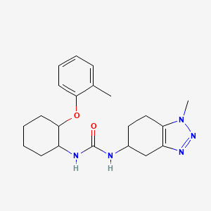 1-[2-(2-Methylphenoxy)cyclohexyl]-3-(1-methyl-4,5,6,7-tetrahydrobenzotriazol-5-yl)urea