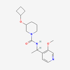 3-cyclobutyloxy-N-[1-(3-methoxypyridin-4-yl)ethyl]piperidine-1-carboxamide