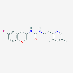 1-[2-(3,5-dimethylpyridin-2-yl)ethyl]-3-(6-fluoro-3,4-dihydro-2H-chromen-3-yl)urea