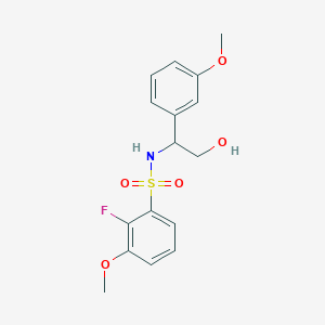 2-fluoro-N-[2-hydroxy-1-(3-methoxyphenyl)ethyl]-3-methoxybenzenesulfonamide