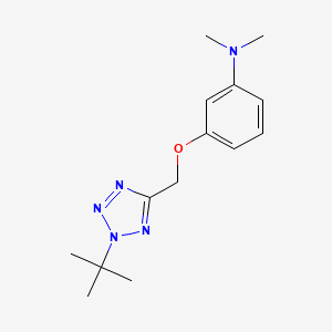 3-[(2-tert-butyltetrazol-5-yl)methoxy]-N,N-dimethylaniline