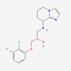 1-(2,3-Dichlorophenoxy)-3-(5,6,7,8-tetrahydroimidazo[1,2-a]pyridin-8-ylamino)propan-2-ol