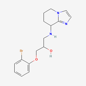 1-(2-Bromophenoxy)-3-(5,6,7,8-tetrahydroimidazo[1,2-a]pyridin-8-ylamino)propan-2-ol