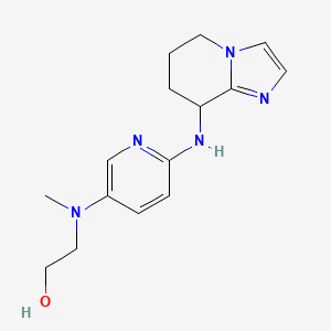 2-[Methyl-[6-(5,6,7,8-tetrahydroimidazo[1,2-a]pyridin-8-ylamino)pyridin-3-yl]amino]ethanol