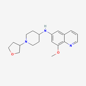 8-methoxy-N-[1-(oxolan-3-yl)piperidin-4-yl]quinolin-6-amine