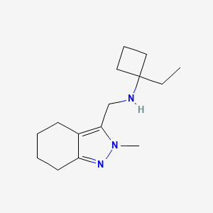 1-ethyl-N-[(2-methyl-4,5,6,7-tetrahydroindazol-3-yl)methyl]cyclobutan-1-amine