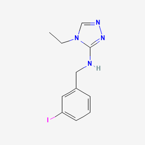 4-ethyl-N-[(3-iodophenyl)methyl]-1,2,4-triazol-3-amine