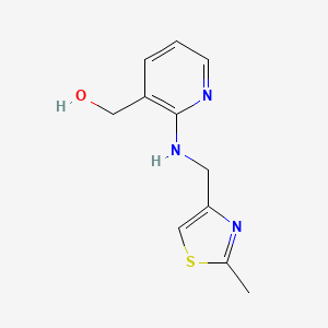 [2-[(2-Methyl-1,3-thiazol-4-yl)methylamino]pyridin-3-yl]methanol