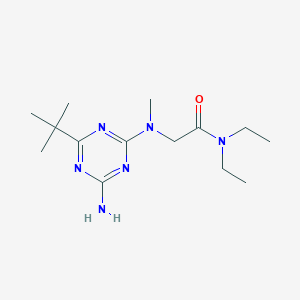 2-[(4-amino-6-tert-butyl-1,3,5-triazin-2-yl)-methylamino]-N,N-diethylacetamide