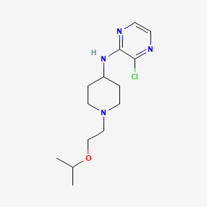 3-chloro-N-[1-(2-propan-2-yloxyethyl)piperidin-4-yl]pyrazin-2-amine