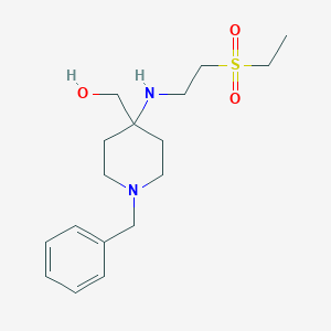 [1-Benzyl-4-(2-ethylsulfonylethylamino)piperidin-4-yl]methanol