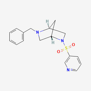 (1S,4S)-2-benzyl-5-pyridin-3-ylsulfonyl-2,5-diazabicyclo[2.2.1]heptane