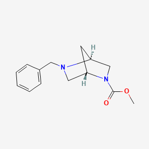 methyl (1S,4S)-5-benzyl-2,5-diazabicyclo[2.2.1]heptane-2-carboxylate