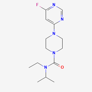 N-ethyl-4-(6-fluoropyrimidin-4-yl)-N-propan-2-ylpiperazine-1-carboxamide