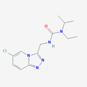 3-[(6-Chloro-[1,2,4]triazolo[4,3-a]pyridin-3-yl)methyl]-1-ethyl-1-propan-2-ylurea