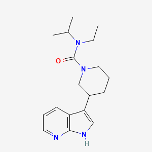 N-ethyl-N-propan-2-yl-3-(1H-pyrrolo[2,3-b]pyridin-3-yl)piperidine-1-carboxamide