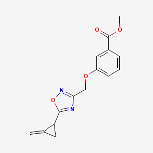 Methyl 3-[[5-(2-methylidenecyclopropyl)-1,2,4-oxadiazol-3-yl]methoxy]benzoate