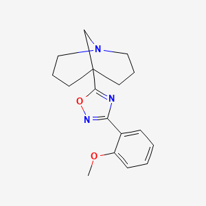 5-(1-Azabicyclo[3.3.1]nonan-5-yl)-3-(2-methoxyphenyl)-1,2,4-oxadiazole