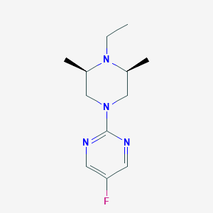 2-[(3S,5R)-4-ethyl-3,5-dimethylpiperazin-1-yl]-5-fluoropyrimidine