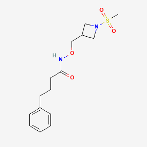 N-[(1-methylsulfonylazetidin-3-yl)methoxy]-4-phenylbutanamide