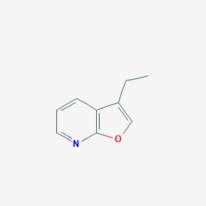 molecular formula C9H9NO B069851 3-Ethylfuro[2,3-b]pyridine CAS No. 182819-47-2