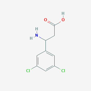molecular formula C9H9Cl2NO2 B069852 3-amino-3-(3,5-dichlorophenyl)propanoic Acid CAS No. 188812-95-5