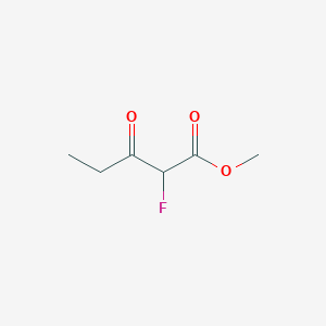 molecular formula C6H9FO3 B069860 Methyl 2-fluoro-3-oxopentanoate CAS No. 180287-02-9