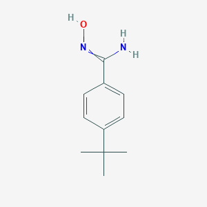 molecular formula C11H16N2O B069878 4-tert-butyl-N'-hydroxybenzenecarboximidamide CAS No. 175204-39-4