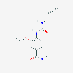 molecular formula C16H21N3O3 B6987960 CID 132315086 