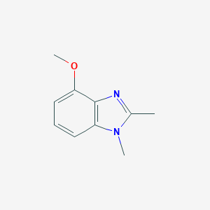 molecular formula C10H12N2O B069893 1,2-dimethyl-4-methoxy-1H-benzimidazole CAS No. 177477-61-1