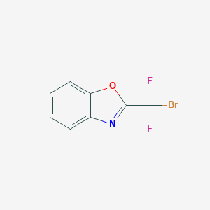 molecular formula C8H4BrF2NO B069897 2-(Bromodifluoromethyl)-1,3-benzoxazole CAS No. 186828-50-2