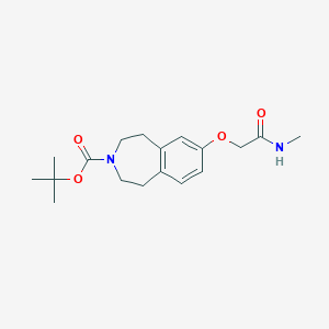 Tert-butyl 7-[2-(methylamino)-2-oxoethoxy]-1,2,4,5-tetrahydro-3-benzazepine-3-carboxylate